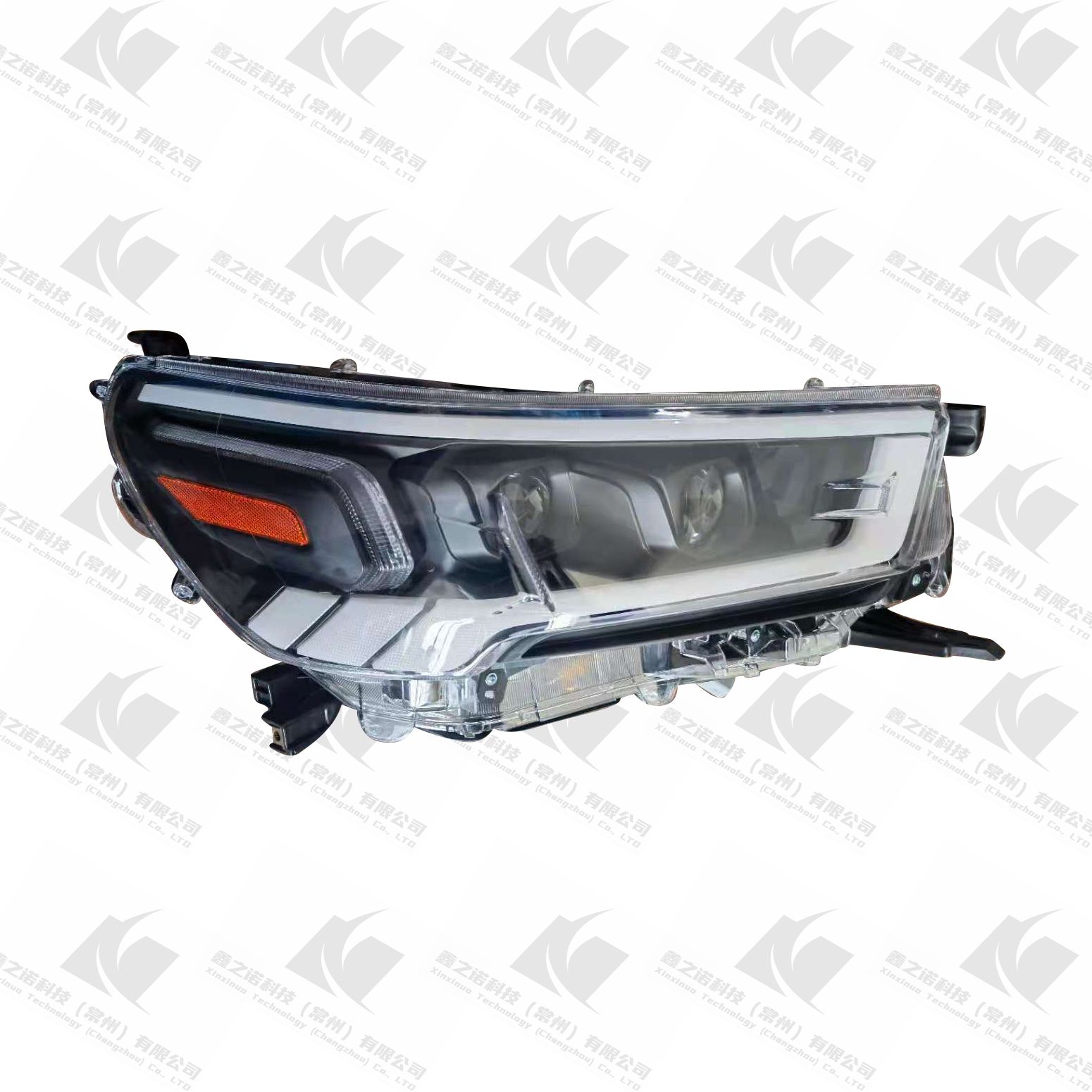 New Design Pickup Trucks Full LED Head Lamps Garnish For Toyota Hilux Revo